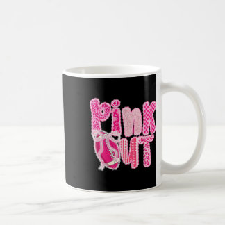 Taza De Café Coquette Bow Lace Football Provoca Cáncer De Mama