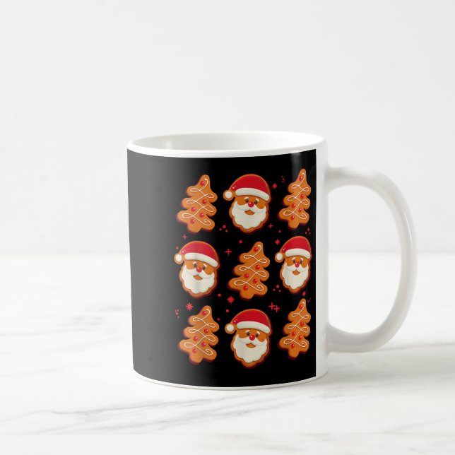 Taza De Café Coquette Christmas Tree Cake Santa Claus Nk Christ (Derecha)