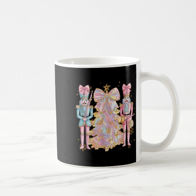 Taza De Café Coquette Christmas Tree Nk Nutcrackers Women Kids  (Derecha)