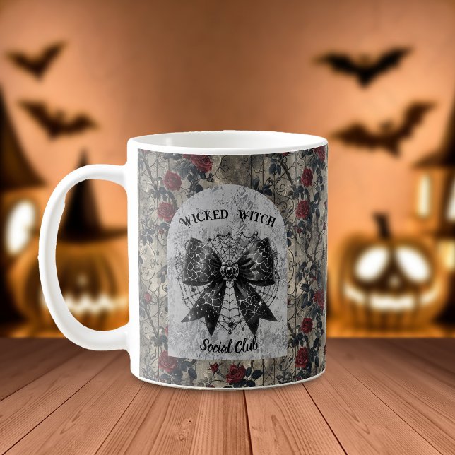 Taza De Café Coquette, el club social de brujas malvadas (Subido por el creador)
