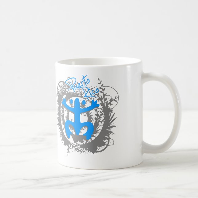 Taza De Café Coqui Taino Puerto Rico (Derecha)