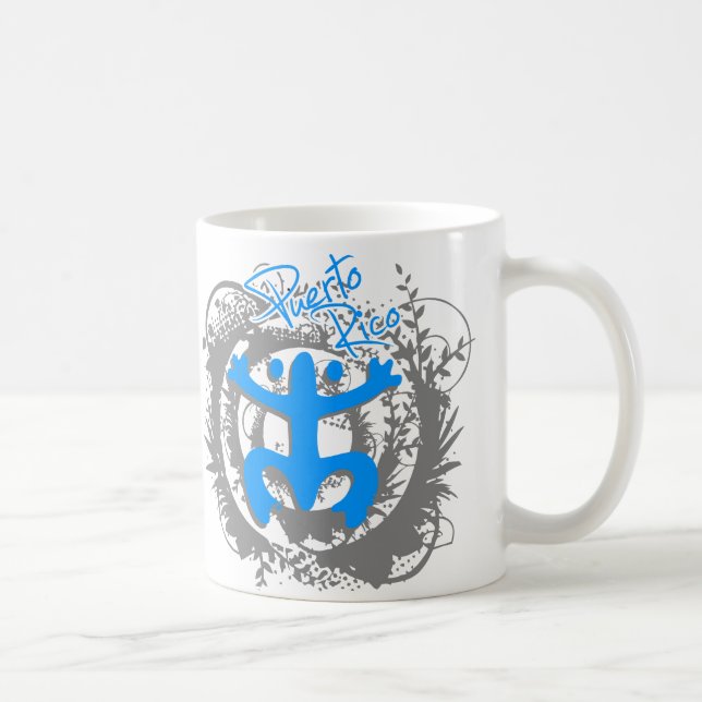 Taza De Café Coqui Taino Puerto Rico (Derecha)