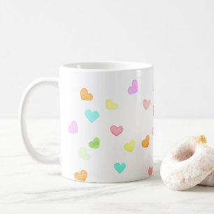 Taza De Café Coraje arcoiris alegría de agua
