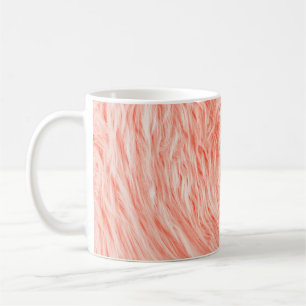 Taza De Café Coral Fluffy Fur: Tendencia 2019.