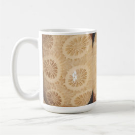Taza De Café Coral Mug Fossilizado Crystal