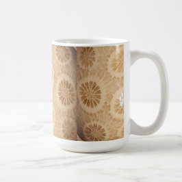 Taza De Café Coral Mug Fossilizado Crystal