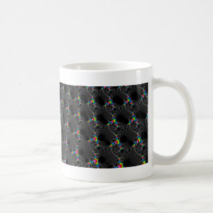 Taza De Café Corales - Mandelbrot