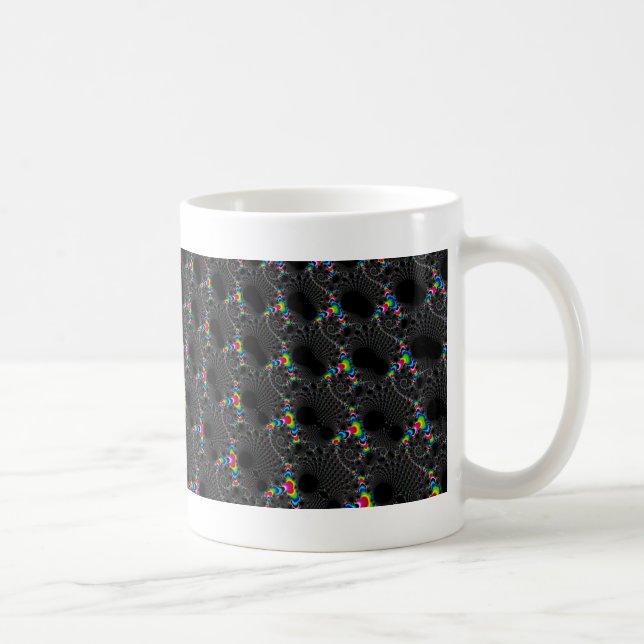 Taza De Café Corales - Mandelbrot (Derecha)