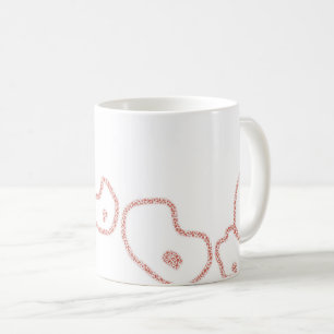 TAZA DE CAFÉ "CORAZÓN A CORAZÓN"