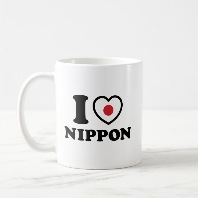 TAZA DE CAFÉ CORAZÓN [AMOR] NIPPON (Izquierda)