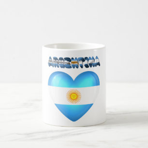 Taza De Café Corazón argentino