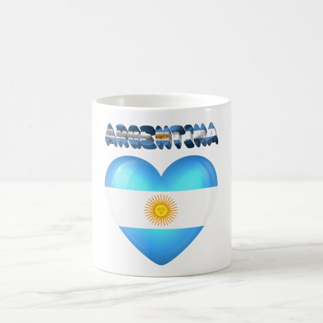 Taza De Café Corazón argentino (Centro)