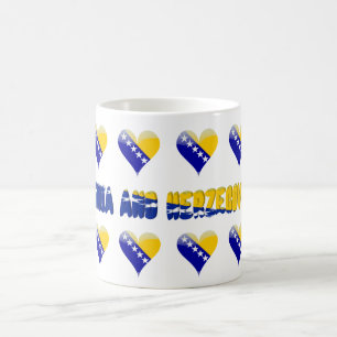 Taza De Café Corazón bosnio