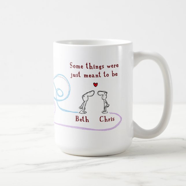 Taza De Café "Corazón Chris de Beth " (Derecha)