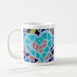 Taza De Café Corazón colorido para cualquier día…