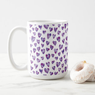 Taza De Café Corazón de acuarela