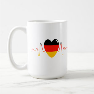 Taza De Café Corazón de Alemania