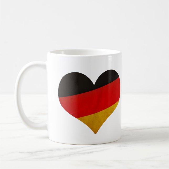 Taza De Café Corazón de Alemania (Izquierda)