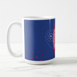 Taza De Café Corazón de América (Estrella)