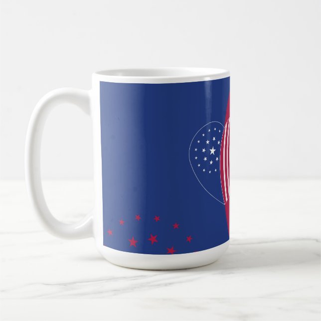 Taza De Café Corazón de América (Estrella) (Izquierda)