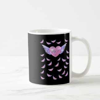 Taza De Café Corazón de ángel con alas
