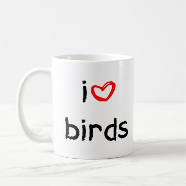 Taza De Café corazón de aves (Izquierda)