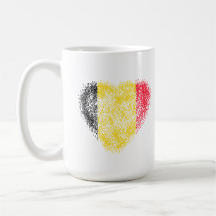 Taza De Café Corazón de Bélgica