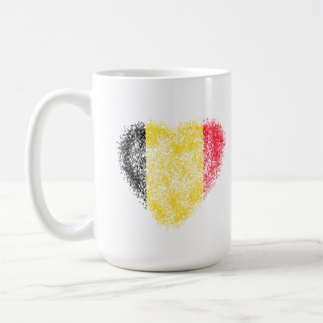 Taza De Café Corazón de Bélgica (Izquierda)