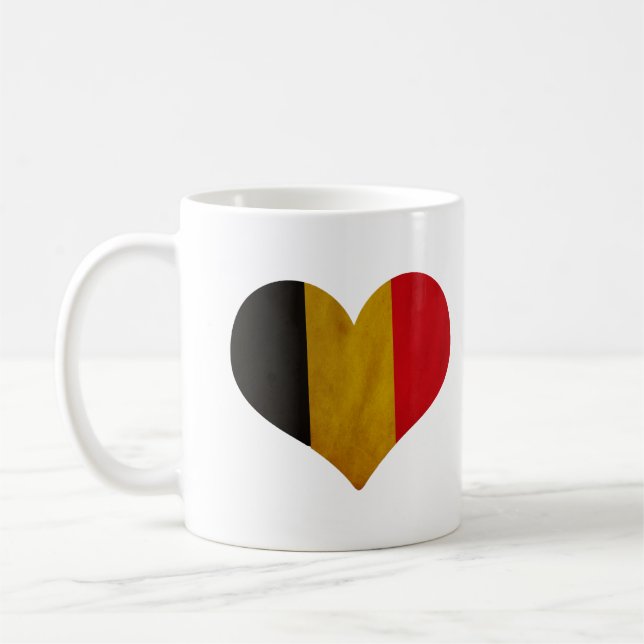 Taza De Café Corazón de Bélgica (Izquierda)