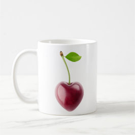 Taza De Café Corazón de cerezo