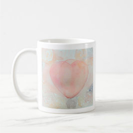 Taza De Café Corazón de diosa pintado a mano
