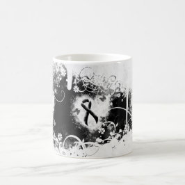 Taza De Café Corazón de garganta negro