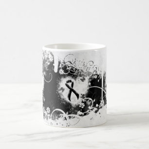 Taza De Café Corazón de garganta negro