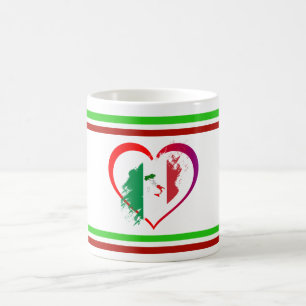 Taza De Café Corazón de Italia