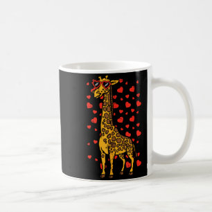 Taza De Café Corazón de jirafa Gles Cute Día de San Valentín Am