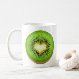 Taza De Café Corazón de Kiwi