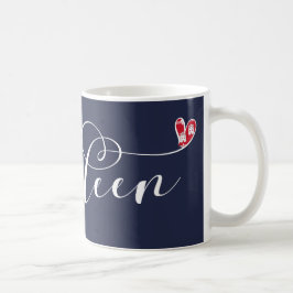 Taza De Café Corazón de la Bandera de Aberdeen, Aberdonia