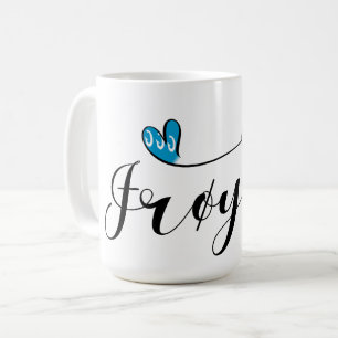 Taza De Café Corazón de la Bandera Frøya, Trøndelag, Noruega