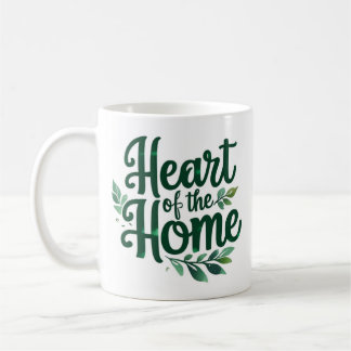 Taza De Café Corazón de la casa | Mug de nombre personalizado
