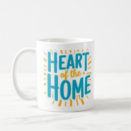 Taza De Café Corazón de la casa | Mug de nombre personalizado
