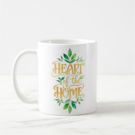 Taza De Café Corazón de la casa | Mug de nombre personalizado