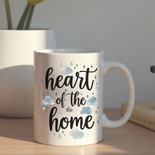 Taza De Café Corazón de la casa Mug de nombre personalizado