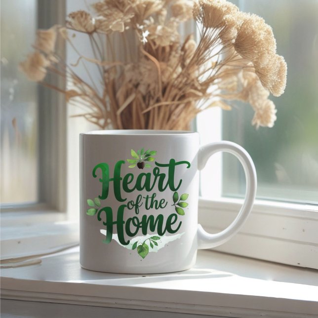 Taza De Café Corazón de la casa | Mug de nombre personalizado (Subido por el creador)