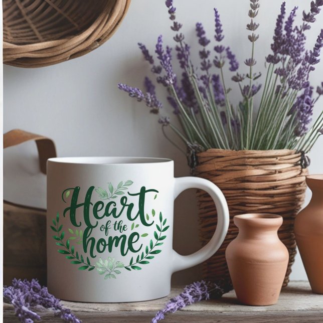 Taza De Café Corazón de la casa | Mug de nombre personalizado (Subido por el creador)