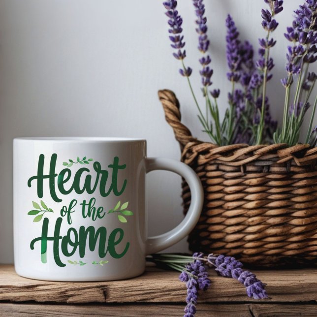 Taza De Café Corazón de la casa | Mug de nombre personalizado (Subido por el creador)