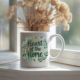 Taza De Café Corazón de la casa | Mug de nombre personalizado