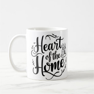 Taza De Café Corazón de la casa Mug de nombre personalizado