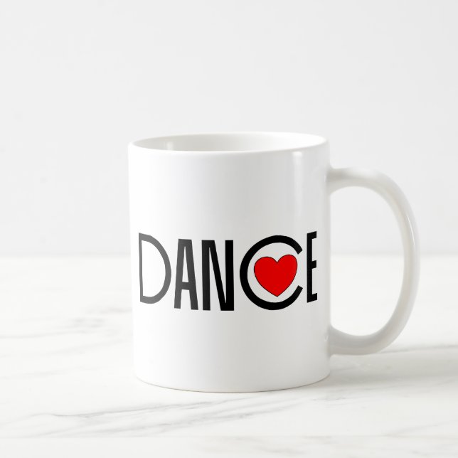 Taza De Café Corazón de la danza (Derecha)