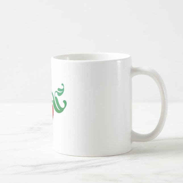 Taza De Café corazón de la fresa (Derecha)