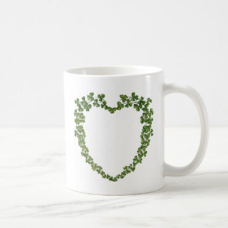 Taza De Café Corazón de los tréboles